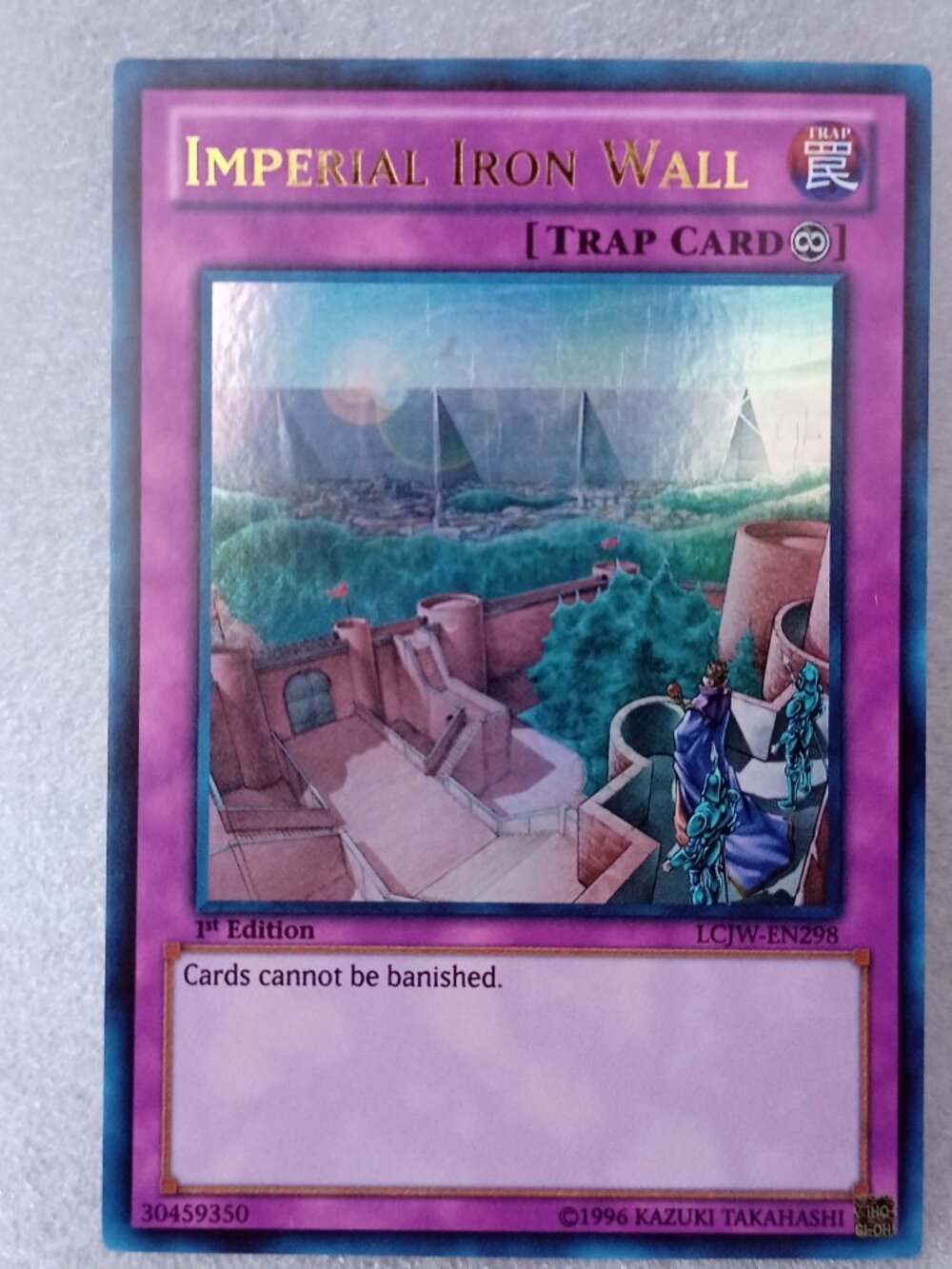 Yugioh Imperial Iron Wall LCJW-EN298 Trap-Continuous 1st Edition Konami